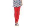 FW Red Cotton 2 Way Stretch Leggings