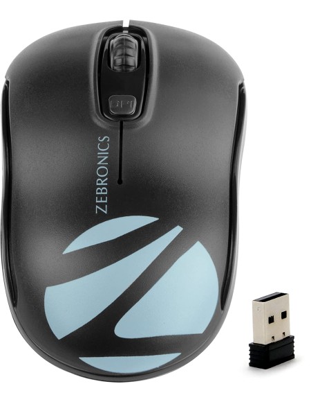 Zebronics Zeb -Dash Wireless Optical Mouse (Black)