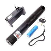 Aluminium Laser Light Powerful 1000MW Rechargeable Green Laser Battery Powered LED Pointer Pen for Kids to Play, 2000 Metres Laser Pointer High Power Pen, 5 Volts