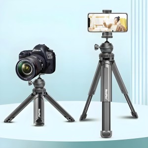 NeePho NP-999S Camera Tripod – Lightweight and Powerful – Triple Action Head – Ideal for Travel, Photography & Video – Black