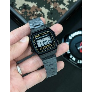 Casio Vintage Watch Digital Unisex Watch Metal Strap D011 A-158WA-1Q First Copy